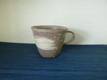 越前焼 天の川 うす紫 コーヒー碗 L