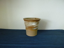 越前焼 フリーカップ 茶 ショート