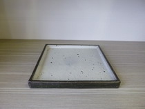 信楽焼 リバーシブル角盛皿 20cm角