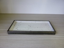 信楽焼 リバーシブル長角皿 小