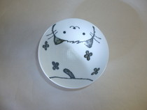 美濃焼 粒粒ねこ茶碗