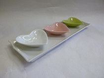美濃焼 こころ豆鉢&トレイ